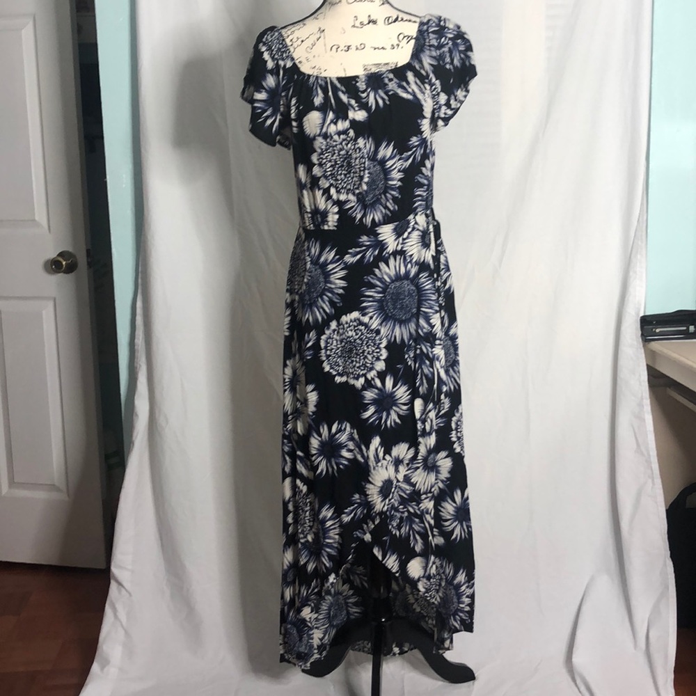 Band of Gypsies cap sleeve cotton dress size med